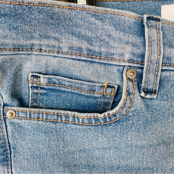 NWT Vintage America Women’s Jeans size 12 Light Wash High-Rise Wide Leg - Picture 6 of 7